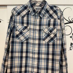 PRICE DROP! Levi Strauss Long Sleeve Snap Front Shirt - Women's Large